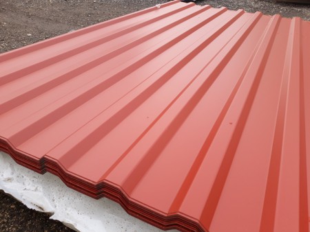 Trapézlemez T18 RAL8004